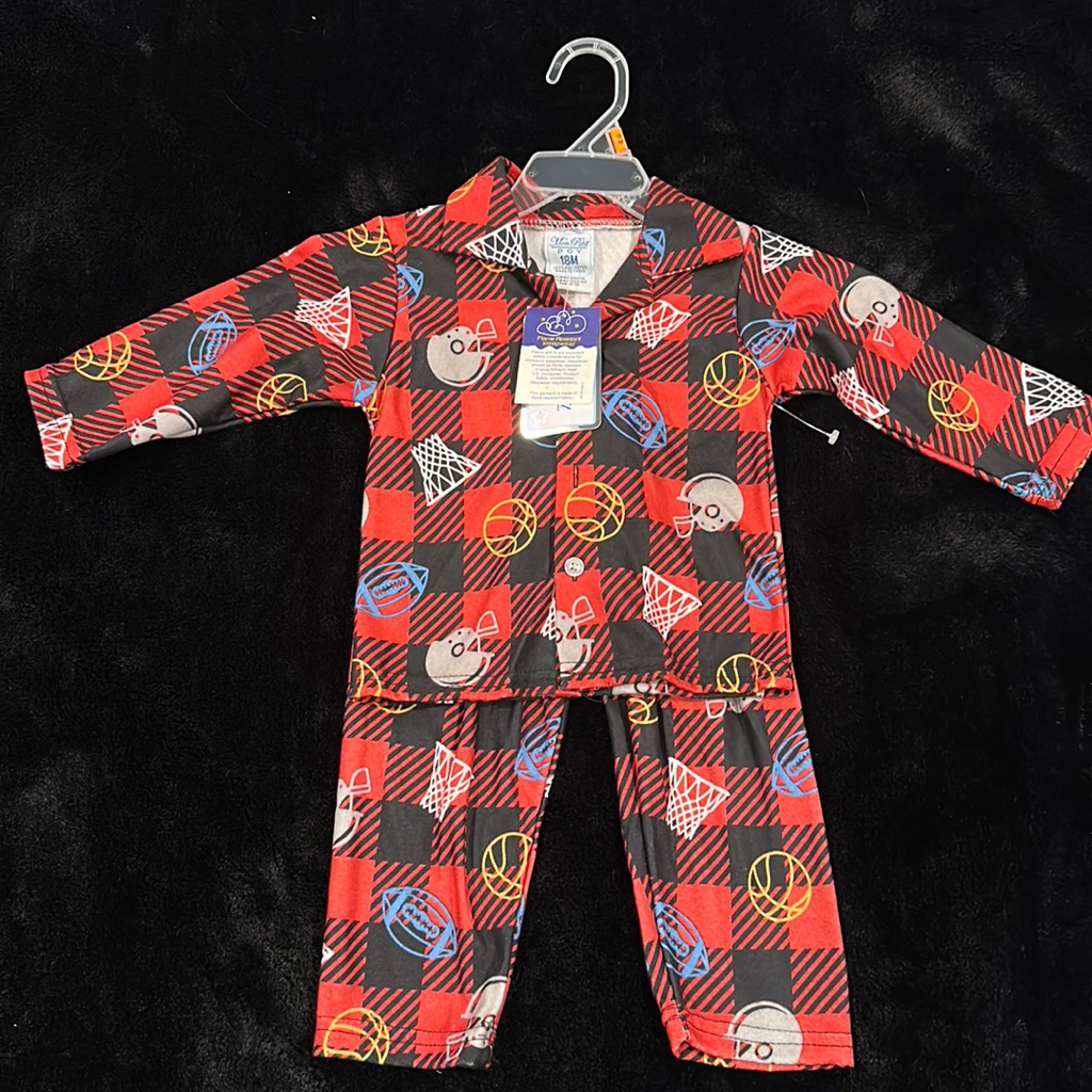 Brand New Mon Petit Boy Sleepwear 2 Pcs
